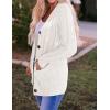 imageZESICA Womens Cardigan Sweaters Fall Button Down Open Front Cable Knit Casual Trendy Winter Clothing OuterwearBeige