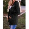 imageZESICA Womens Cardigan Sweaters Fall Button Down Open Front Cable Knit Casual Trendy Winter Clothing OuterwearBlack2