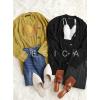 imageZESICA Womens Cardigan Sweaters Fall Button Down Open Front Cable Knit Casual Trendy Winter Clothing OuterwearBlack2