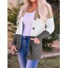 imageZESICA Womens Cardigan Sweaters Fall Button Down Open Front Cable Knit Casual Trendy Winter Clothing OuterwearCamel