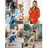 imageZESICA Womens Cardigan Sweaters Fall Button Down Open Front Cable Knit Casual Trendy Winter Clothing OuterwearDustypink