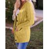 imageZESICA Womens Cardigan Sweaters Fall Button Down Open Front Cable Knit Casual Trendy Winter Clothing OuterwearMustard