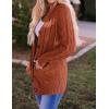 imageZESICA Womens Cardigan Sweaters Fall Button Down Open Front Cable Knit Casual Trendy Winter Clothing OuterwearRust