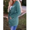 imageZESICA Womens Cardigan Sweaters Fall Button Down Open Front Cable Knit Casual Trendy Winter Clothing OuterwearTealgreen