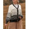 imageZESICA Womens Casual Long Sleeve Cardigan V Neck Button Down Open Front Knit Loose Oversized Sweater CoatApricot