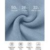 imageZESICA Womens Casual Long Sleeve Cardigan V Neck Button Down Open Front Knit Loose Oversized Sweater CoatBlue