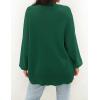imageZESICA Womens Casual Long Sleeve Cardigan V Neck Button Down Open Front Knit Loose Oversized Sweater CoatDarkgreen