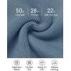 imageZESICA Womens Casual Long Sleeve Cardigan V Neck Button Down Open Front Knit Loose Oversized Sweater CoatDustyblue