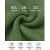imageZESICA Womens Casual Long Sleeve Cardigan V Neck Button Down Open Front Knit Loose Oversized Sweater CoatGreen