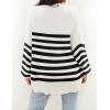 imageZESICA Womens Casual Long Sleeve Cardigan V Neck Button Down Open Front Knit Loose Oversized Sweater CoatIvory