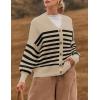 imageZESICA Womens Casual Long Sleeve Cardigan V Neck Button Down Open Front Knit Loose Oversized Sweater CoatToffee
