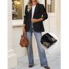 imageZESICA Womens Fall Business Casual Blazers 2025 Long Sleeve Lapel Open Front Button Work Blazer Jackets with PocketsBlack