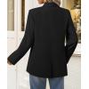 imageZESICA Womens Fall Business Casual Blazers 2025 Long Sleeve Lapel Open Front Button Work Blazer Jackets with PocketsBlack