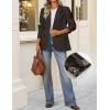 imageZESICA Womens Fall Business Casual Blazers 2025 Long Sleeve Lapel Open Front Button Work Blazer Jackets with PocketsCoffee