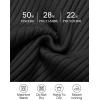 imageZESICA Womens Fall Long Sleeve Turtleneck T Shirt Ribbed Knit Sweater Slim Fit Basic Casual Tee TopsBlack
