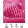 imageZESICA Womens Fall Long Sleeve Turtleneck T Shirt Ribbed Knit Sweater Slim Fit Basic Casual Tee TopsRose