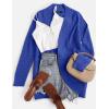 imageZESICA Womens Fall Winter Long Sleeve Open Front Casual Lightweight Soft Knit Cardigan Sweater OuterwearBlue