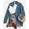 imageZESICA Womens Fall Winter Long Sleeve Open Front Casual Lightweight Soft Knit Cardigan Sweater OuterwearDustyblue