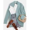 imageZESICA Womens Fall Winter Long Sleeve Open Front Casual Lightweight Soft Knit Cardigan Sweater OuterwearMint