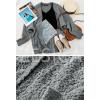 imageZESICA Womens Fall Winter Popcorn Long Sleeve Open Front Chunky Knit Oversized Cardigan Sweater CoatGrey