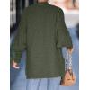 imageZESICA Womens Fall Winter Popcorn Long Sleeve Open Front Chunky Knit Oversized Cardigan Sweater CoatOlive