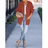 imageZESICA Womens Fall Winter Popcorn Long Sleeve Open Front Chunky Knit Oversized Cardigan Sweater CoatTea Rose