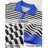 imageZESICA Sweatshirts for Womens Long Sleeve Lapel V Neck Striped Oversized TopsBlack