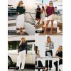 imageZESICA Womens Floral Long Sleeve Shirts 2025 Fall Boat Neck Ruched Tops Slim Fitted Asymmetrical Going Out BlousesKhaki