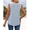 imageZESICA Womens Summer Casual Striped Tank Top Sleeveless Scoop Neck Loose Fit Color Block Tops 2025 Fashion ClothesBlue