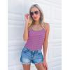 imageZESICA Womens Summer Casual Striped Tank Top Sleeveless Scoop Neck Loose Fit Color Block Tops 2025 Fashion ClothesPink