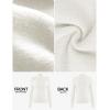 imageZESICA Womens Fleece Sherpa Lined Sweater 2025 Winter Thermal Shirts Long Sleeve Mock Neck Slim Fitted Pullover TopsWhite