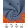 imageZESICA Womens Long Sleeve Mock Neck Shirts 2025 Fall Winter Thermal Casual Slim Fit Pullover TopsDusty Blue