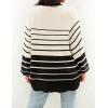 imageZESICA Womens 2025 Fall Casual Long Sleeve Cardigan V Neck Button Down Open Front Knit Loose Oversized Sweater CoatApricot
