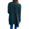 imageZESICA Womens 2025 Fall Casual Long Sleeve Open Front Soft Chunky Knit Sweater Cardigan OuterwearBlackishgreen
