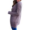 imageZESICA Womens 2025 Fall Casual Long Sleeve Open Front Soft Chunky Knit Sweater Cardigan OuterwearTaro