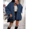 imageZESICA Womens Fall 2025 Cardigan Sweaters Long Sleeve Button Down Oversized Soft Knit Winter Coats Trendy OuterwearDarkblue