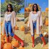 imageZESICA Womens Fall 2025 Long Batwing Sleeve Open Front Chunky Knit Cardigan SweaterBapricot
