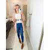 imageZESICA Womens Fall 2025 Long Batwing Sleeve Open Front Chunky Knit Cardigan SweaterPink