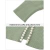 imageZESICA Womens Open Front Cardigan Sweater 2025 Fall Casual Knitted Long Sleeve Pearls Trim Outerwear Coat Trendy ClothesPea Green