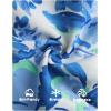 imageZESICA Fall Long Sleeve Floral Dress for Women 2025 Casual V Neck Smocked A Line Flowy Boho Mini Dresses with PocketsBlue