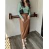 imageZESICA Womens Long Sleeve Shirts 2025 Fall Fashion Square Neck Slim Fit Basic Going Out Tops Trendy OutfitsSage
