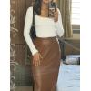 imageZESICA Womens Long Sleeve Shirts 2025 Fall Fashion Square Neck Slim Fit Basic Going Out Tops Trendy OutfitsWhite