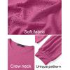 imageZESICA Long Sleeve Eyelet Tops for Womens Crew Neck Fall Shirts Casual Loose Blouses 2024 Trendy ClothesRosered