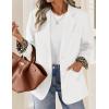 imageZESICA Womens Fall Business Casual Blazers 2025 Long Sleeve Lapel Open Front Button Work Blazer Jackets with PocketsWhite