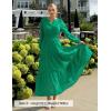 imageZESICA Womens 2025 Fall Long Sleeve Maxi Dress V Neck Hollow Out Eyelet A Line Long Flowy Casual Party DressesGreen