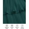 imageZESICA Womens 2025 Long Sleeve Crew Neck Ruffle Tiered Layered Chiffon Flowy Swing Long Midi DressDarkgreen